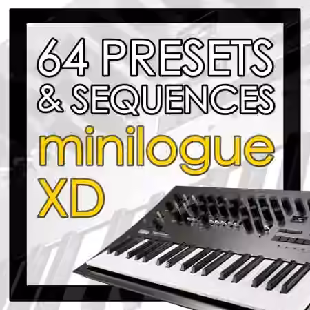 64 Minilogue XD Presets + Sequences by Bobeats [Synth Presets]