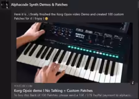 Alphacode's Opsix Sound Library [Synth Presets]
