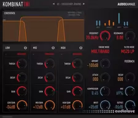 Audio Damage AD037 Kombinat Tri v3.1.0 [WiN, MacOSX]