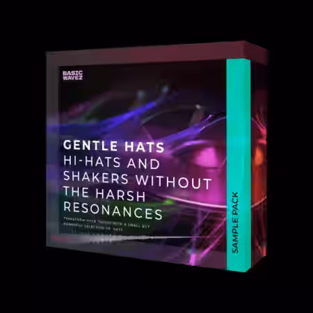 Basic Wavez Gentle Hats Vol.1–Hi-hats And Shakers Without The Harsh Resonances [WAV]
