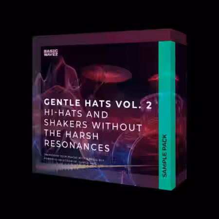 Basic Wavez Gentle Hats Vol.2–Hi-hats And Shakers Without The Harsh Resonances [WAV]