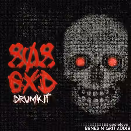 Bones N Grit Audio 808 GXD DRUM KIT [WAV]