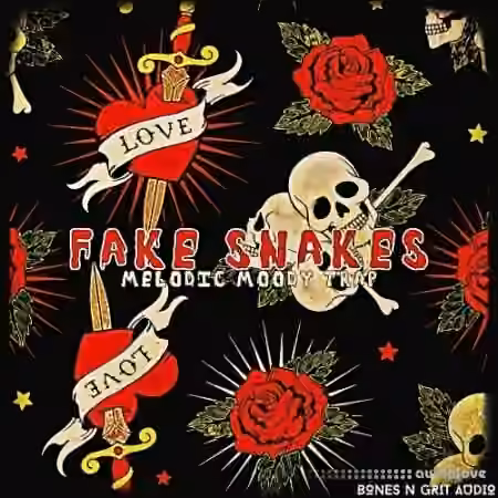 Bones N Grit Audio Fake Snakes: Melodic Moody Trap [WAV]