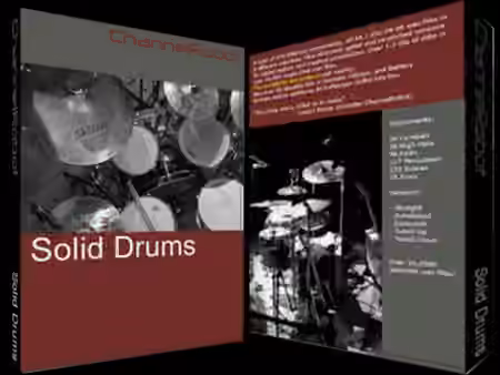 Channel Robot Solid Drums v1.0 [Battery, KONTAKT]