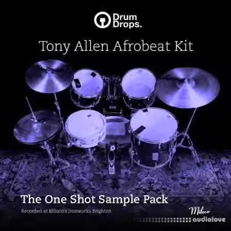 DrumDrops Tony Allen Afrobeat Kit: One Shot Pack [WAV]