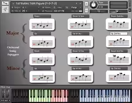 Dynamic Sound Sampling Orchestral String Arpeggios [KONTAKT]