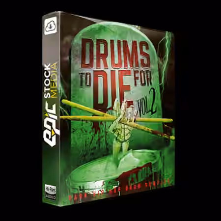 Epic Stock Media Drums To Die For Vol.2 [WAV]