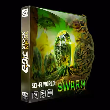 Epic Stock Media Sci-fi World Swarm Game Ambience Loop Library [WAV]