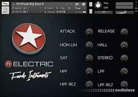F9 Audio Electric Funk Instruments [KONTAKT, DAW Templates, EXS24, Channel strips]