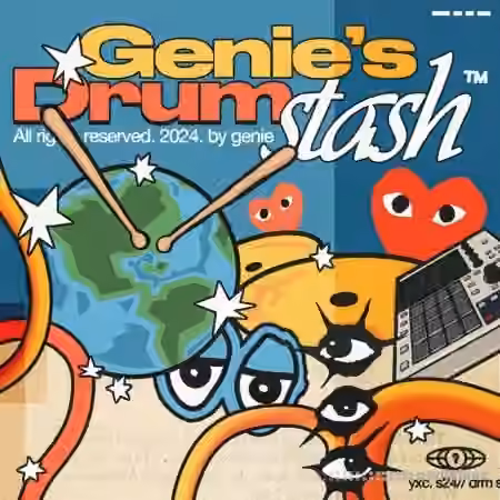 Genie's Drum Stash Drumkit [WAV, DAW Templates]