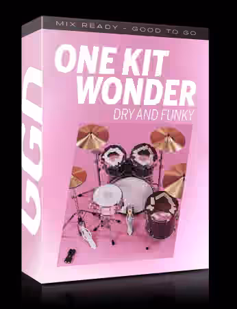 GetGood Drums One Kit Wonder Dry And Funky [KONTAKT]
