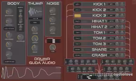 Guda Audio DrumR v2.4 [WiN, MacOSX]