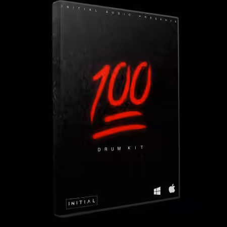 Initial Audio 100 Drum Kit [WAV, MiDi]