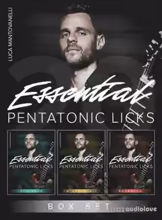 JTC Guitar Luca Mantovanelli 20 Essential Pentatonic Licks: Box Set [TUTORiAL]