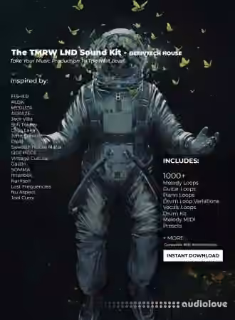 JX Studios TMRW Lnd Deep And Tech House Sound Kit [WAV, MiDi, Synth Presets]