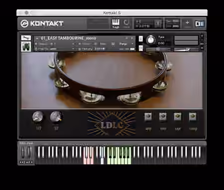 Loops De La Creme Easy Tambourine [KONTAKT]