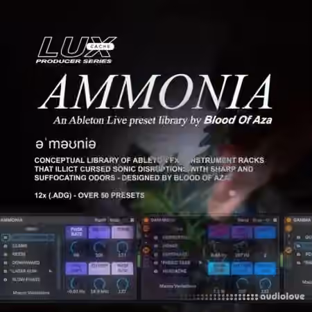 Lux Cache LC Producer Series : 'AMMONIA' BY BLOOD OF AZA [Synth Presets]