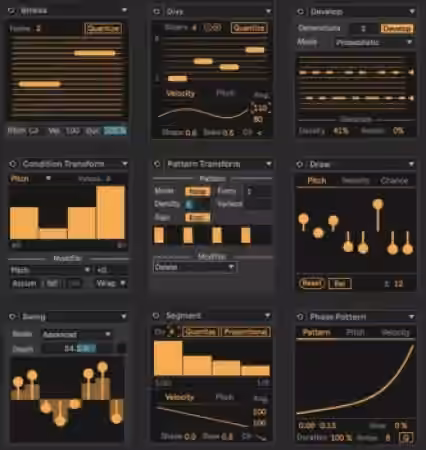 MIDI Tools Volume One by Philip Meyer [Max for Live]