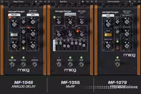 Moog Music Complete Moogerfooger Effects Bundle v1.2.3 [MacOSX]