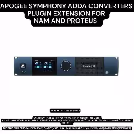 PastToFutureReverbs Apogee Symphony ADDA Converters Plugin Extension [Synth Presets]