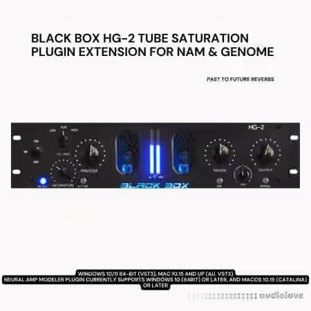 PastToFutureReverbs Black Box HG-2 Tube Saturator Plugin Extension For NAM and GENOME!