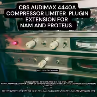 PastToFutureReverbs CBS Thomson Audimax 4440a Analog Compressor Limiter For Proteus and NAM!
