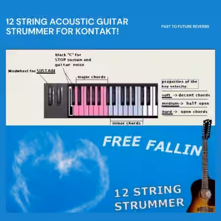 PastToFutureReverbs Free Fallin 12-String Acoustic Strummer inspired by Tom Petty For Kontakt! [KONTAKT]