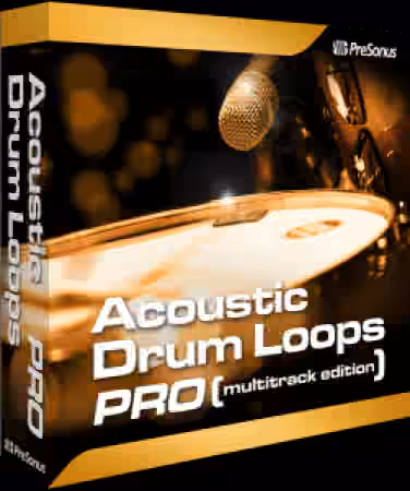 Presonus Acoustic Drum Loops Pro Vol.01 Acoustic Earthy 01 SOUNDSET [Synth Presets]