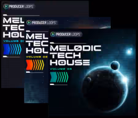 Producer Loops Melodic Tech House Volume 1-3 [WAV, MiDi]