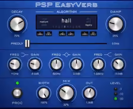 PSPaudioware PSP EasyVerb v2.0.0 [MacOSX]