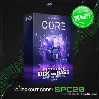 Sonicspore CORE Psytrance Kick and Bass [WAV, Synth Presets]