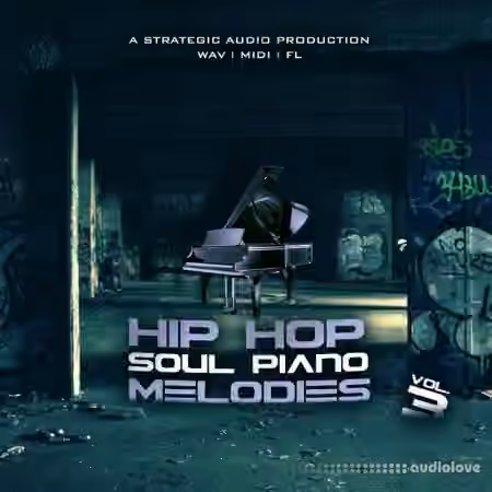 Strategic Audio Hip Hop Soul Piano Melodies Vol.3 [WAV, MiDi, DAW Templates]