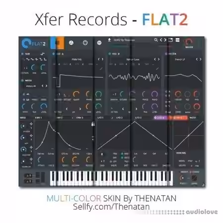 Thenatan Xfer Records Flat2 Multi Color