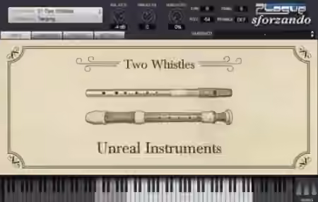 Unreal Instruments Two Whistles [Sforzando]