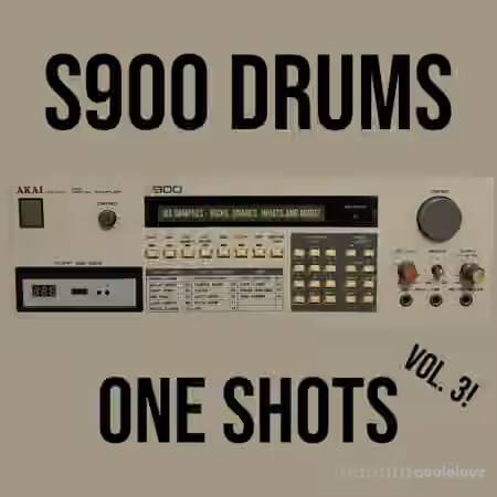 Vu S900 drums one shots Vol.3 [WAV]