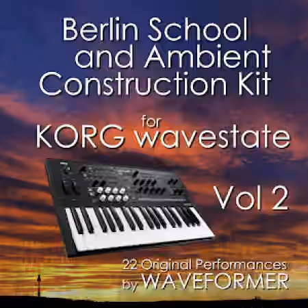 Waveformer Berlin School and Ambient Construction Kit Vol.2 for Korg Wavestate [Synth Presets]